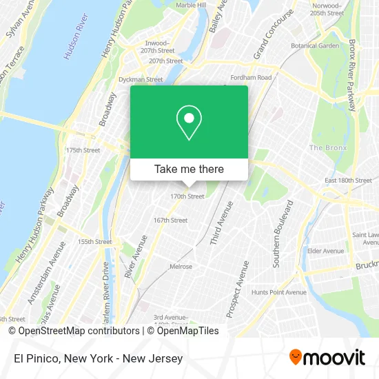 El Pinico map