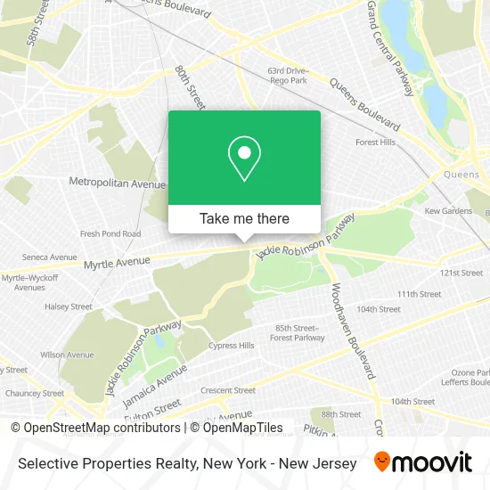 Selective Properties Realty map