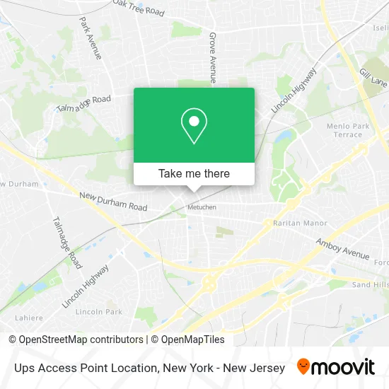 Ups Access Point Location map