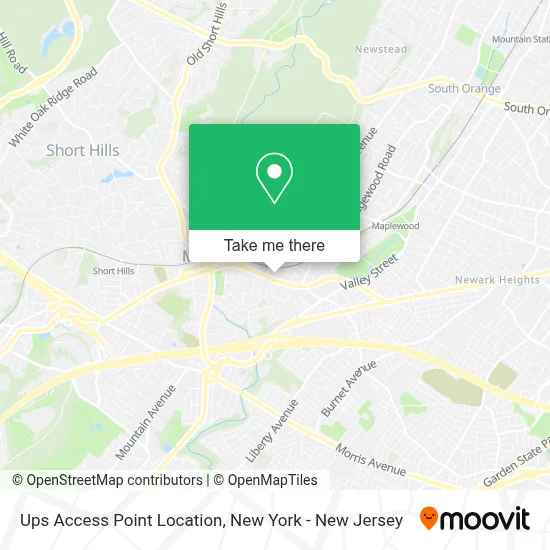 Ups Access Point Location map