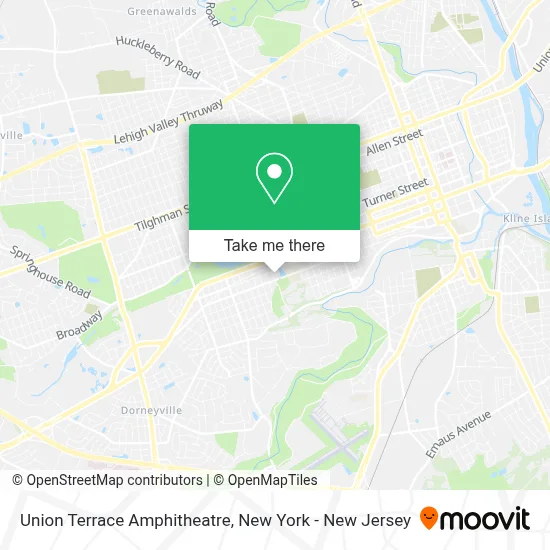 Union Terrace Amphitheatre map