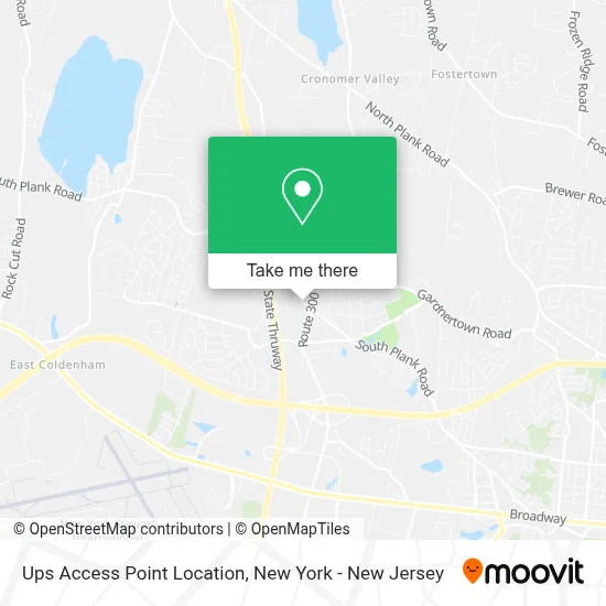 Ups Access Point Location map