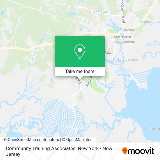 Community Training Associates map