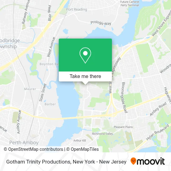 Gotham Trinity Productions map