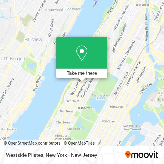 Westside Pilates map
