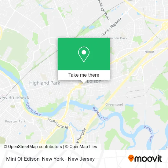 Mini Of Edison map