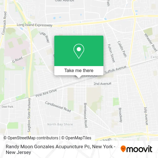 Randy Moon Gonzales Acupuncture Pc map