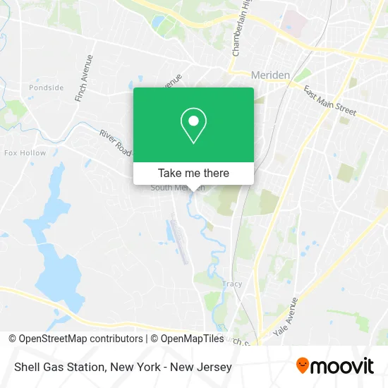 Shell Gas Station map