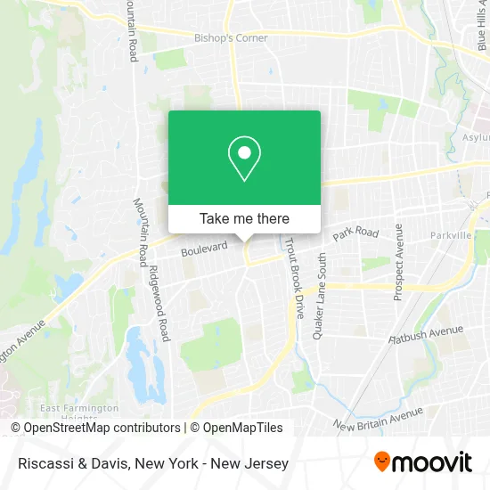 Riscassi & Davis map