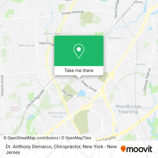 Dr. Anthony Demarco, Chiropractor map