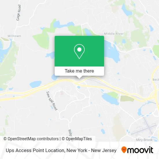Ups Access Point Location map