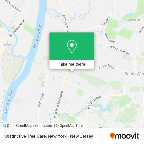 Distinctive Tree Care map