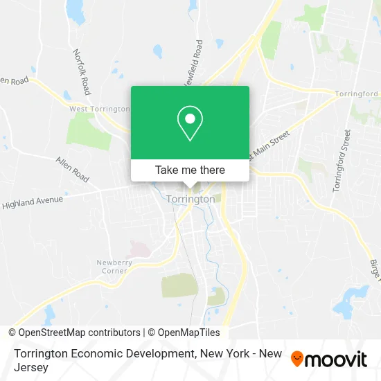 Torrington Economic Development map