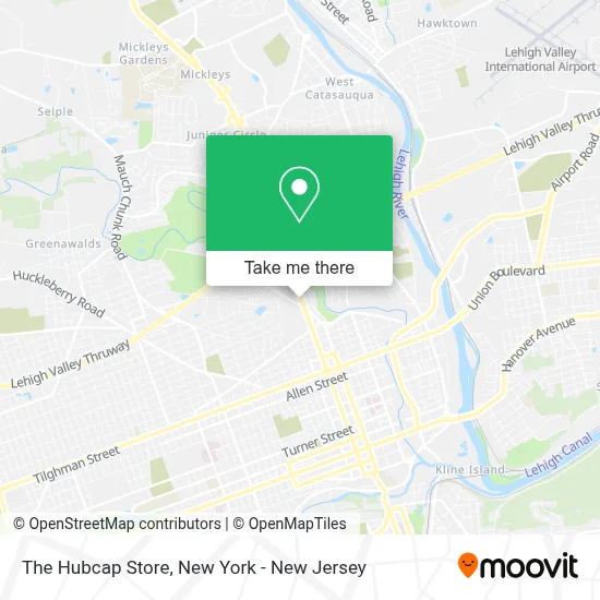 The Hubcap Store map