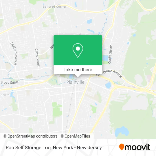 Roo Self Storage Too map
