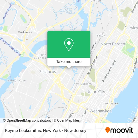 Keyme Locksmiths map