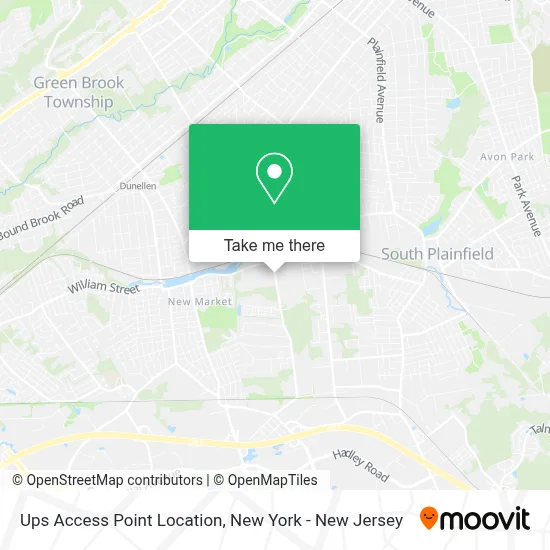 Ups Access Point Location map