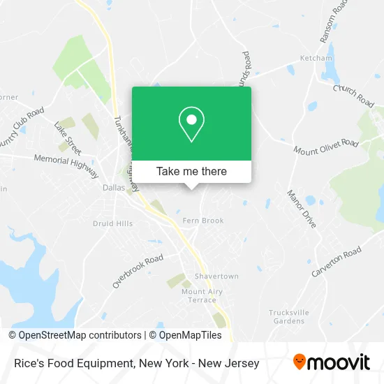 Rice's Food Equipment map
