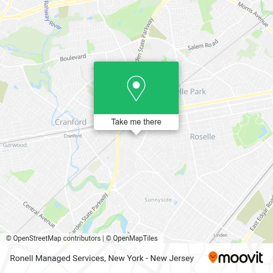 Ronell Managed Services map