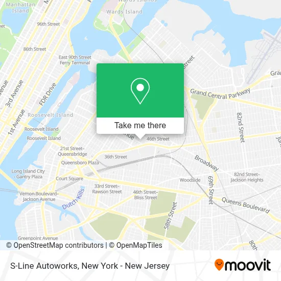 S-Line Autoworks map