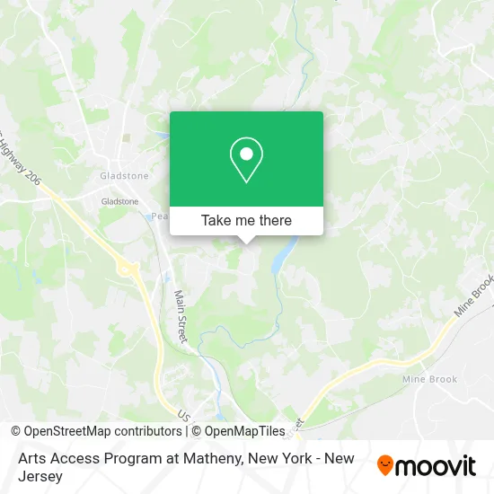 Arts Access Program at Matheny map