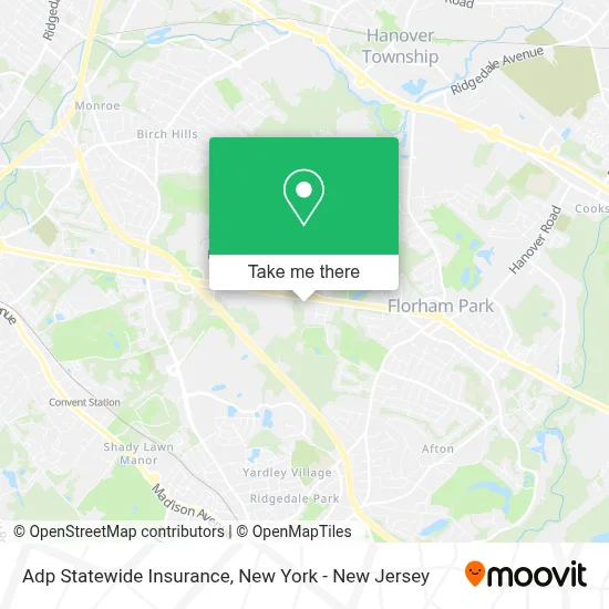 Adp Statewide Insurance map
