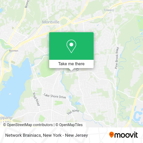Network Brainiacs map