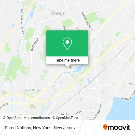 Shred Nations map