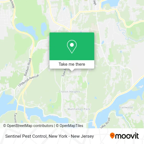 Sentinel Pest Control map