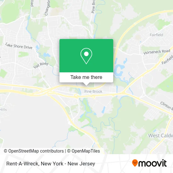 Rent-A-Wreck map