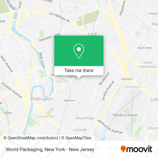 World Packaging map