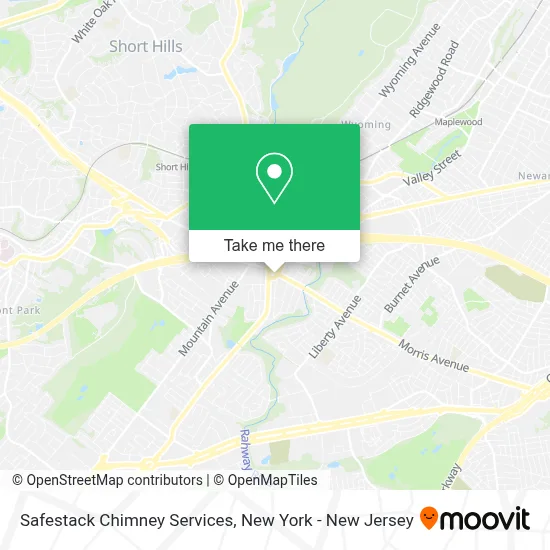 Safestack Chimney Services map