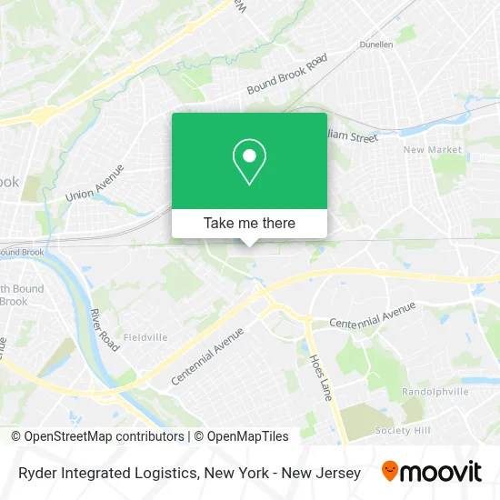 Ryder Integrated Logistics map