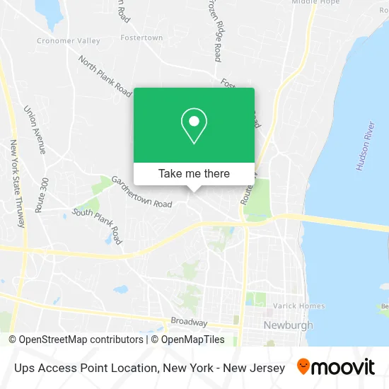 Ups Access Point Location map