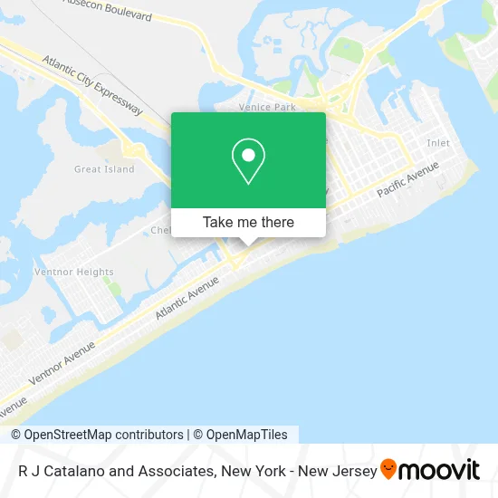 R J Catalano and Associates map