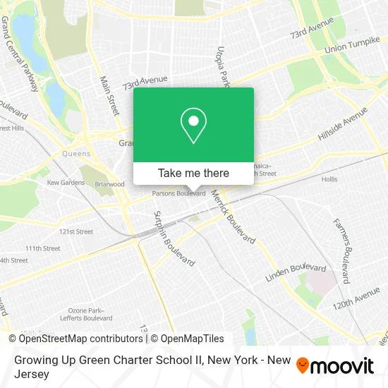 Growing Up Green Charter School II map