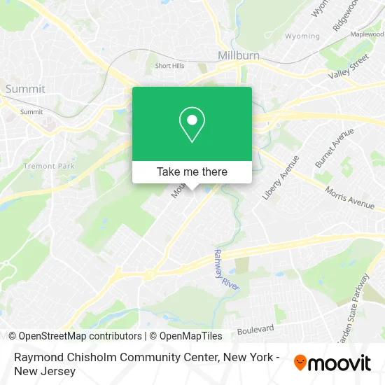 Raymond Chisholm Community Center map