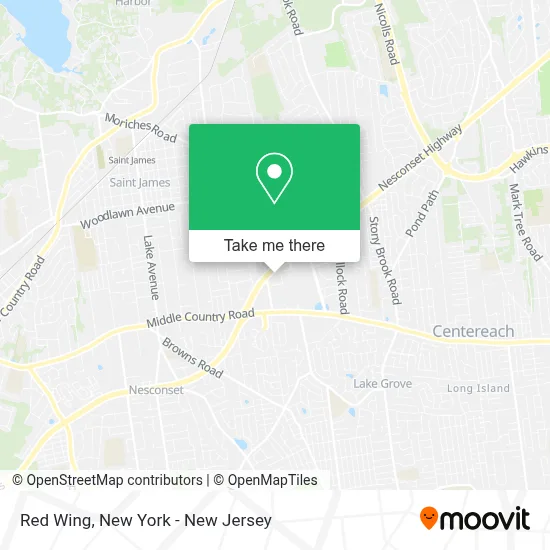 Red Wing map