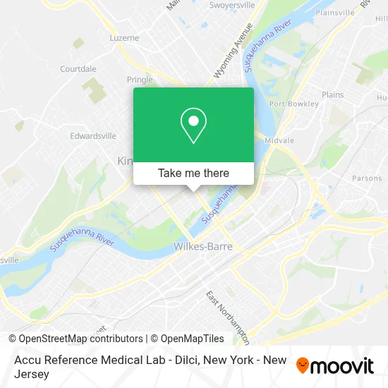 Accu Reference Medical Lab - Dilci map