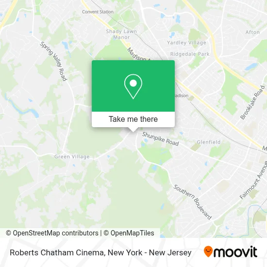 Roberts Chatham Cinema map