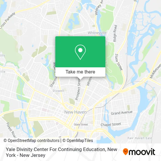 Yale Divinity Center For Continuing Education map