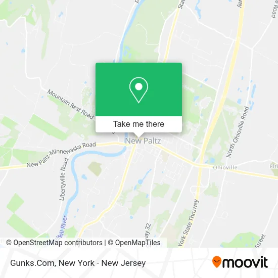 Gunks.Com map