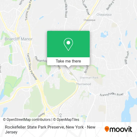 Rockefeller State Park Preserve map