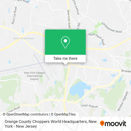 Orange County Choppers World Headquarters map