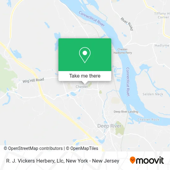 R. J. Vickers Herbery, Llc map