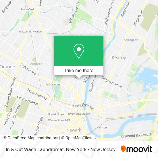 In & Out Wash Laundromat map