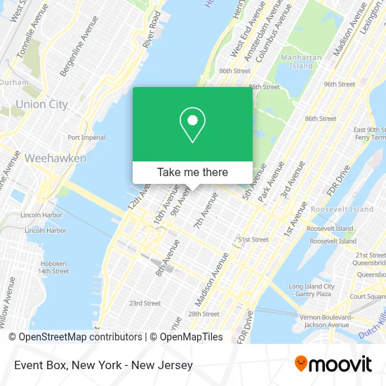 Event Box map