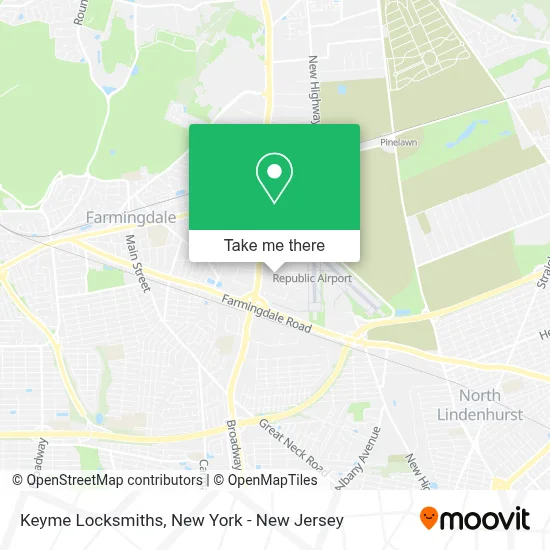 Keyme Locksmiths map