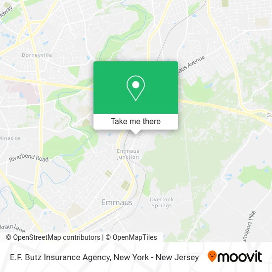 E.F. Butz Insurance Agency map