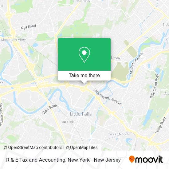 R & E Tax and Accounting map